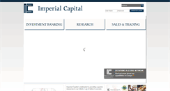 Desktop Screenshot of imperialcapital.com